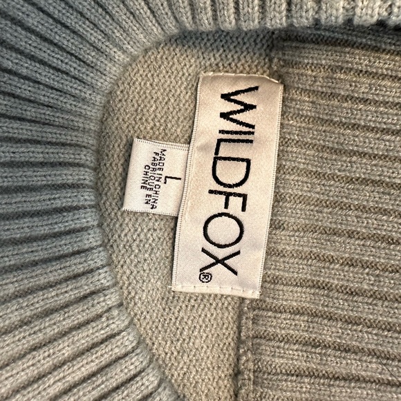 Wildfox Knit Sweater with Shoulder Detail - Picture 3 of 3